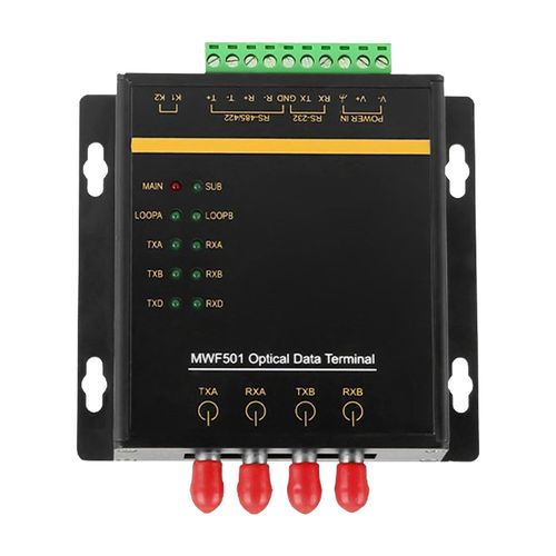 Convertisseur média - MWF501 series - Maisvch - RS-232 / RS-485 vers fibre optique / RS422