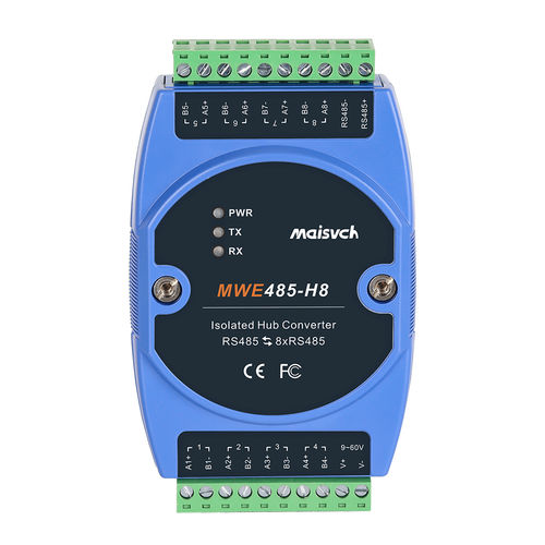 Convertisseur RS-485 - MWE485-H8 - Maisvch - sur rail DIN / industriel / isolé