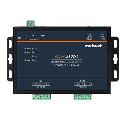 Serveur de périphérique Ethernet - Mport3102-I - Maisvch - Modbus RTU / RS422/RS485 / Modbus TCP
