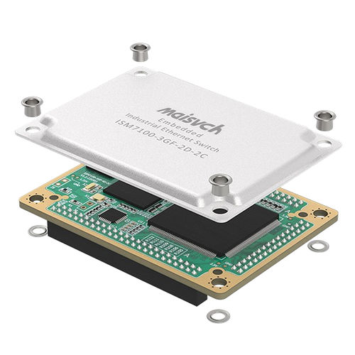 Module commutateur Ethernet administrable - ISM7100-3GF-2D-2C - Maisvch - 10 ports / de niveau 2 / gigabit