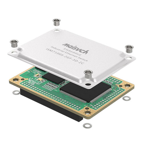 Module commutateur Ethernet administrable - ISM7100S-2GF-3D-2C - Maisvch - 10 ports / de niveau 2 / Gigabit Ethernet