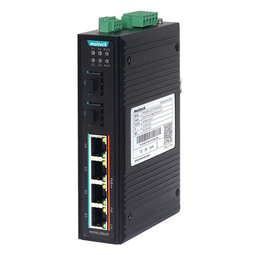 Module commutateur Ethernet administrable - MIEN5206GP-2GF-4GTPoE90-DC48 - Maisvch - 6 ports / port Layer 2 / Gigabit Ethernet
