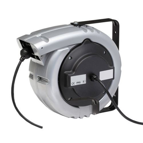 Enrouleur de câbles - Soltec srl - à rappel automatique / pour chantier de construction / fixe