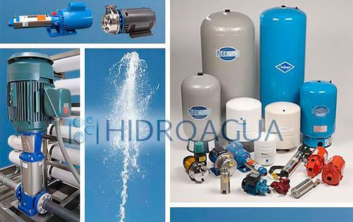 Groupe de pompage hydropneumatique - GRUPO COMERCIALIZADOR HIDROAGUA, S.A. DE C.V. - à eau / pour eaux chargées / auto-amorçant