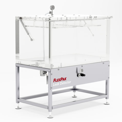 Testeur d'étanchéité pour emballage - FP392220 - FlexPak Leak Detectors Inc. - à chambre sous vide / de pression / pour bouteilles