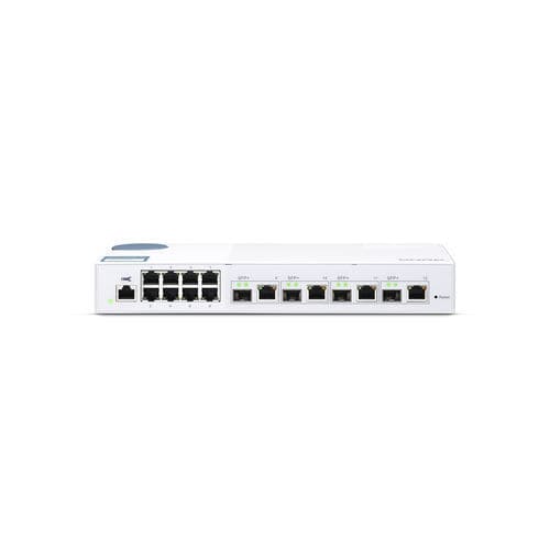 Commutateur Ethernet administrable - QSW-M408-4C - QNAP - 12 ports / de niveau 2 / 2.5 GbE