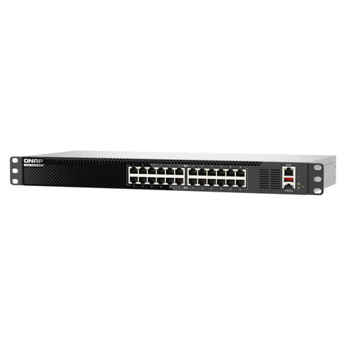 Commutateur Ethernet administrable - QSW-M3224-24T - QNAP - 24 ports / Gigabit Ethernet / de niveau 3