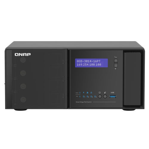 Commutateur Ethernet administrable - QGD-3014-16PT - QNAP - 16 ports / de niveau 2 / gigabit