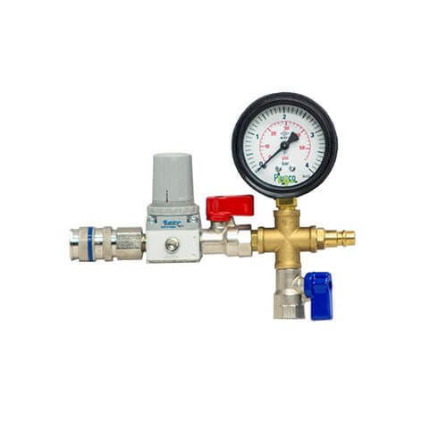 Régulateur de pression pour air - ACD-PReg XX - Plugco - à membrane / mono-étagé / en laiton nickelé
