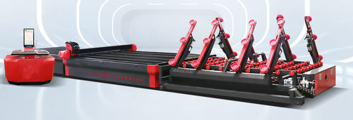 Ligne de découpe pour verre - TP-CNC series - Shandong Truetec Machinery Co., Ltd. - au diamant / CNC / brise verre