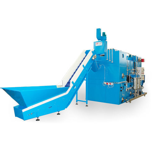 Machine de lavage à tambour rotatif - LC - ITF - par aspersion / automatique / industrielle
