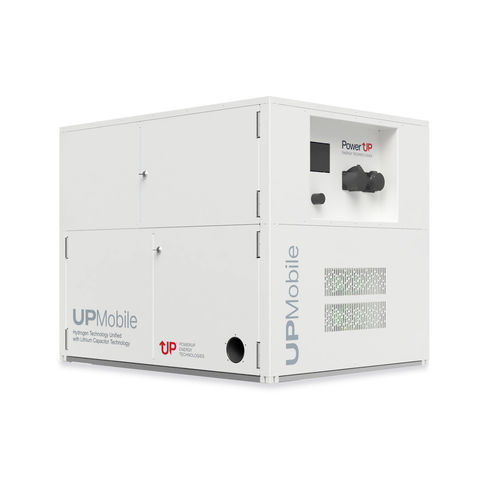 Groupe électrogène à pile à combustible à hydrogène - UPMobile - Power Up - triphasé / sur remorque / de secours