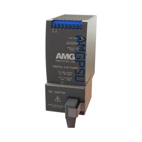 Alimentation électrique sur rail DIN - AMGPSU-I48-P480A-IEC - AMG Systems - AC/DC / ajustable / IP20