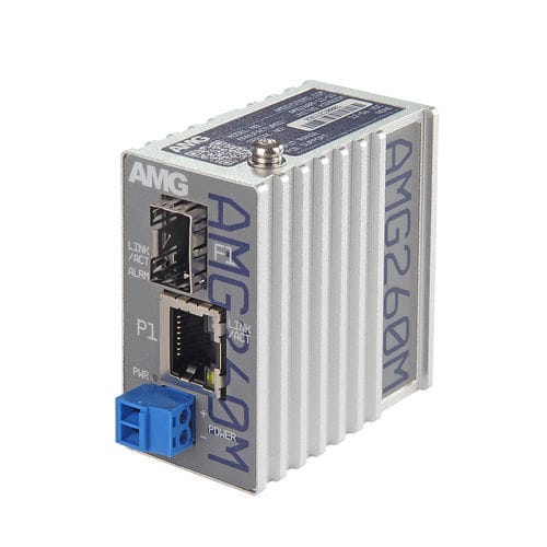 Convertisseur média - AMG260M-1F-1S  - AMG Systems - Ethernet / sur rail DIN / compact