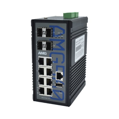 Commutateur Ethernet administrable - AMG560-8G-4XS  - AMG Systems - 12 ports / de niveau 2 / Gigabit Ethernet
