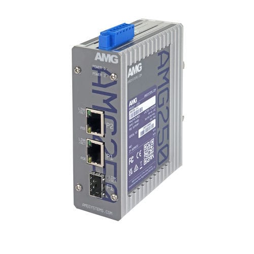 Convertisseur média - AMG250-2FBT-1S-P180 - AMG Systems - Ethernet / Gigabit Ethernet / sur rail DIN
