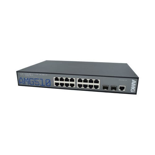 Commutateur Ethernet administrable - AMG510-16G-2S - AMG Systems - 18 ports / Gigabit Ethernet / gigabit