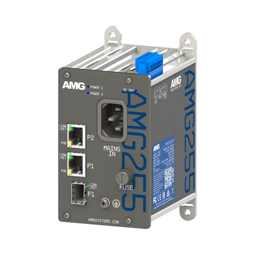 Convertisseur média - AMG255-2FAT-1S-P60  - AMG Systems - Ethernet / Gigabit Ethernet / sur rail DIN