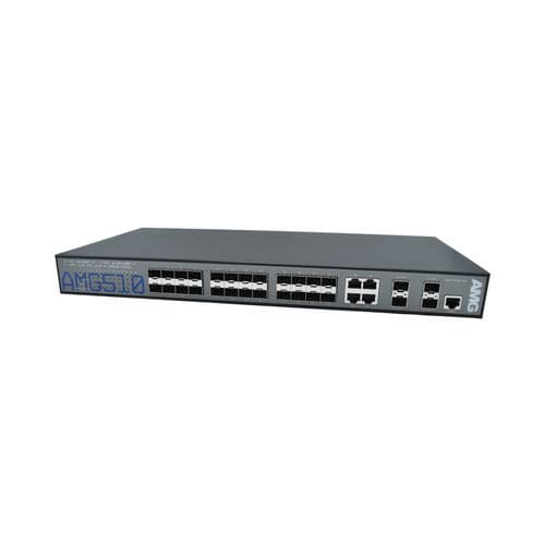 Commutateur Ethernet administrable - AMG510-4G-24S-4XS - AMG Systems - 32 ports / Gigabit Ethernet / gigabit