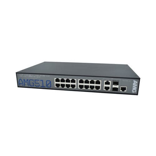 Commutateur Ethernet administrable - AMG510-16GAT-2C-P290 - AMG Systems - 18 ports / Gigabit Ethernet / de niveau 3