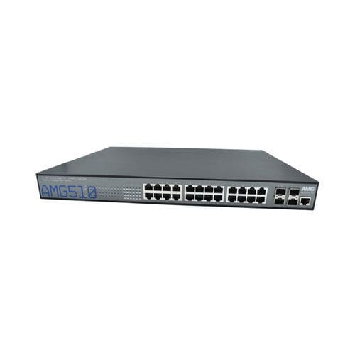 Commutateur Ethernet administrable - AMG510-24GAT-4XS-P460 - AMG Systems - 28 ports / Gigabit Ethernet / gigabit