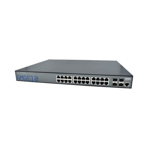 Commutateur Ethernet administrable - AMG510-24G-4XS-RP - AMG Systems - 28 ports / Gigabit Ethernet / de niveau 3