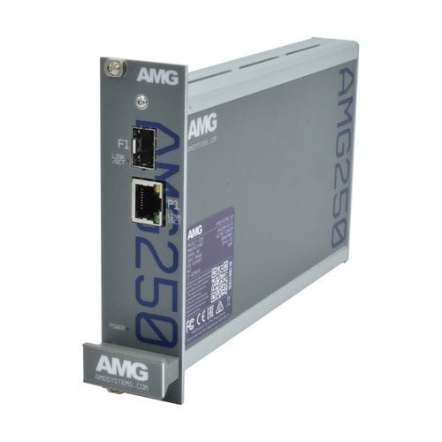 Convertisseur média - AMG250R-1G-1S - AMG Systems - Gigabit Ethernet / sur rack / redondant
