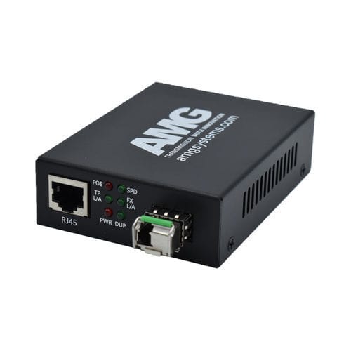 Convertisseur média - AMG210M-1FAT-1SS1B-P30 - AMG Systems - Ethernet média / Gigabit Ethernet / compact