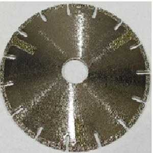 Disque à tronçonner au diamant électrodéposé - Pulitor Utensili Diamantati - pour marbre / pour chantier / pour meuleuse d'angle