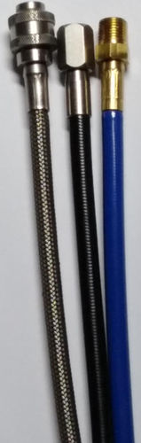Tuyau flexible pour oxygène - HPE series - PROTAIS-VIGIL  HYDROPNEU TECHNOLOGIC - en acier inoxydable / haute pression / DIN