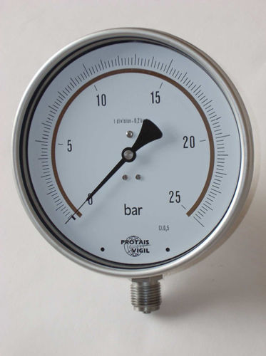Manomètre à cadran - MAXVF - PROTAIS-VIGIL  HYDROPNEU TECHNOLOGIC - en aluminium / en acier inoxydable / étanche