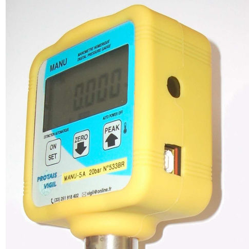 Manomètre absolu - MANU-5A - PROTAIS-VIGIL  HYDROPNEU TECHNOLOGIC - relatif / numérique / IP40