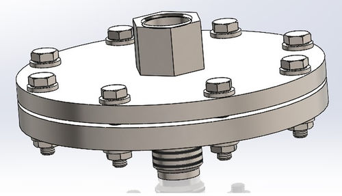 Séparateur à membrane avec raccord fileté - S771A  - PROTAIS-VIGIL  HYDROPNEU TECHNOLOGIC - pour manomètre / pour applications hygiéniques / de mesure