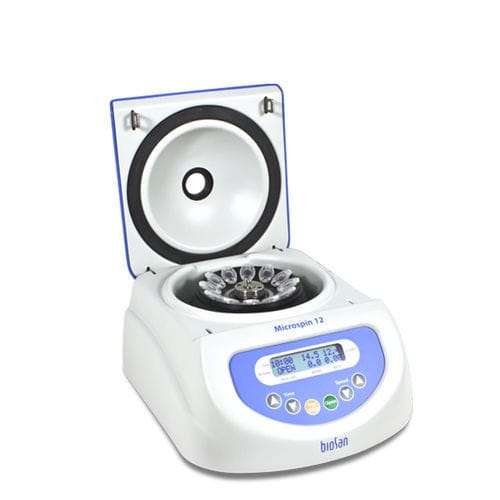 Centrifugeuse de laboratoire - Microspin 12 - Biosan - compacte / verticale / automatique