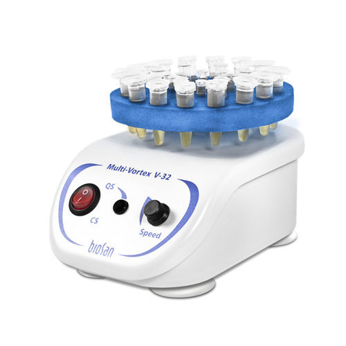 Agitateur de laboratoire vortex - V-32 - Biosan - de tube à essai / de mélange / de paillasse