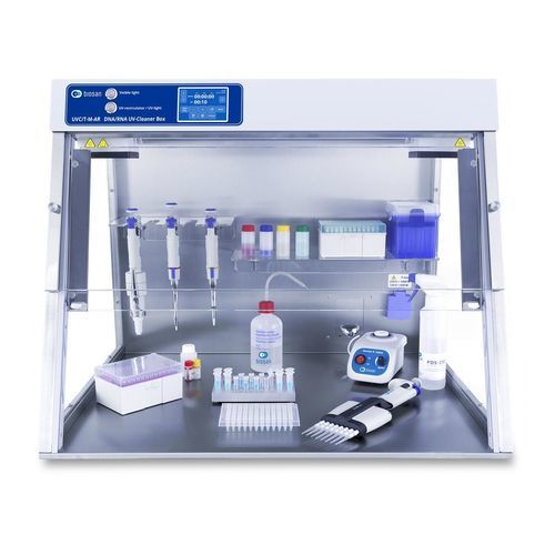 Hotte PCR en inox - UVC/T-M-AR - Biosan - double / avec irradiation UV