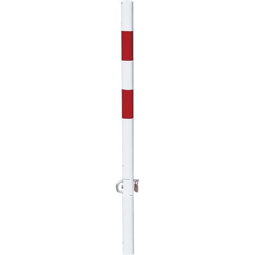 Borne fixe de stationnement - 7738 - Kroschke sign-international GmbH - d'extérieur / en acier / rabattable