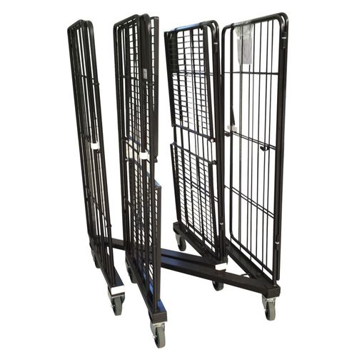 Roll-conteneur emboîtable - I08M20 - Recycleoffice - en métal