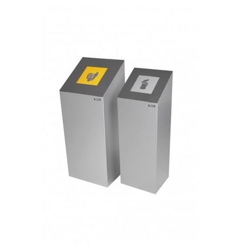 Poubelle avec couvercle - T03U14 - Recycleoffice - sécurisée / hermétique