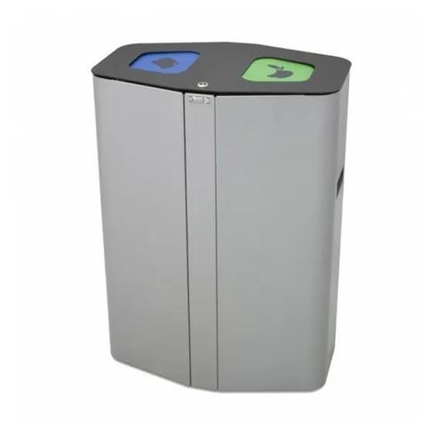 Poubelle pour le recyclage - T02E40 - Recycleoffice - avec couvercle