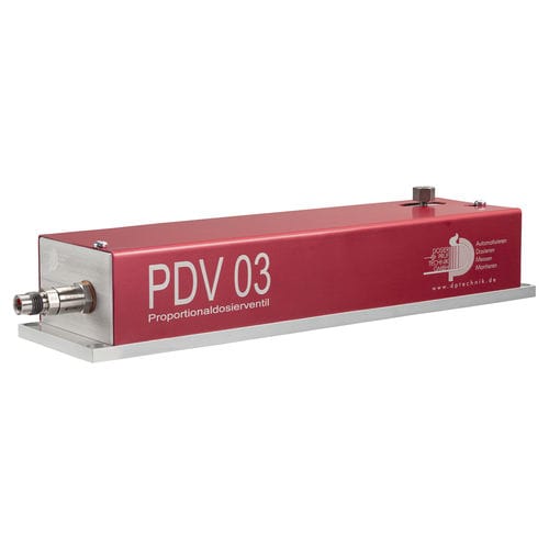 Valve de dosage proportionnelle - PDV03 - Dosier- und Prüftechnik GmbH - volumétrique / de précision / à grande plage de viscosités