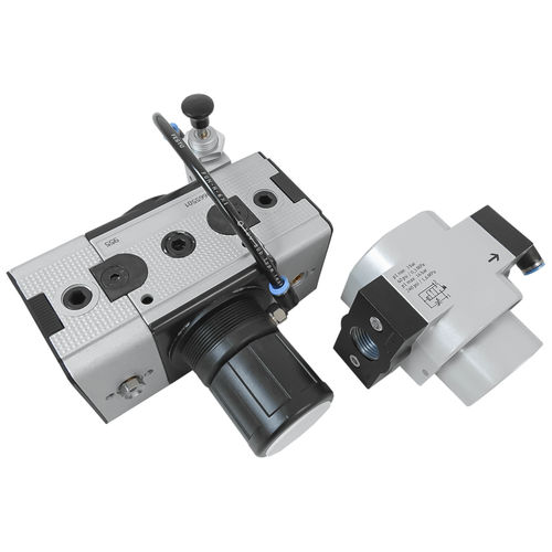 Dispositif de sécurité pour applications pneumatiques - DP-F-003-00002 series - Dosier- und Prüftechnik GmbH