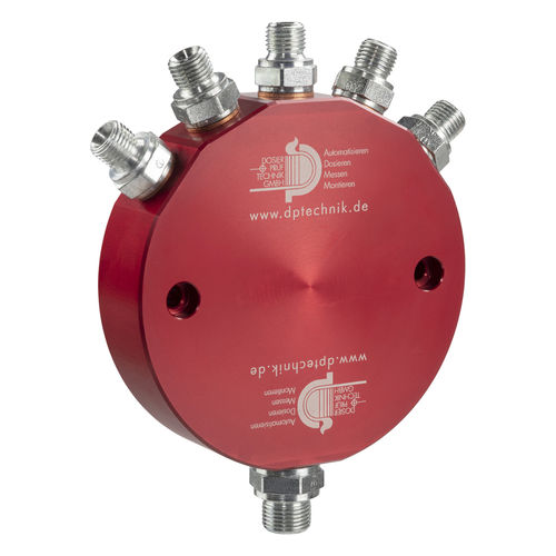 Distributeur de lubrifiants de graisse - DP-D-003-0000 series - Dosier- und Prüftechnik GmbH - haute pression / proportionnel / mono-ligne