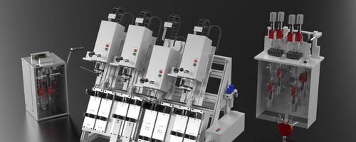 Doseur d'huile - Dosier- und Prüftechnik GmbH - pour graisse / volumétrique / pour l'industrie automobile