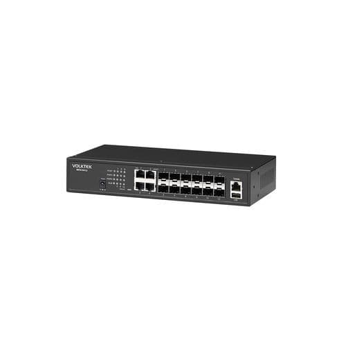 Commutateur Ethernet administrable - MEN-6412 - Volktek - 12 ports / sur rack / en ligne