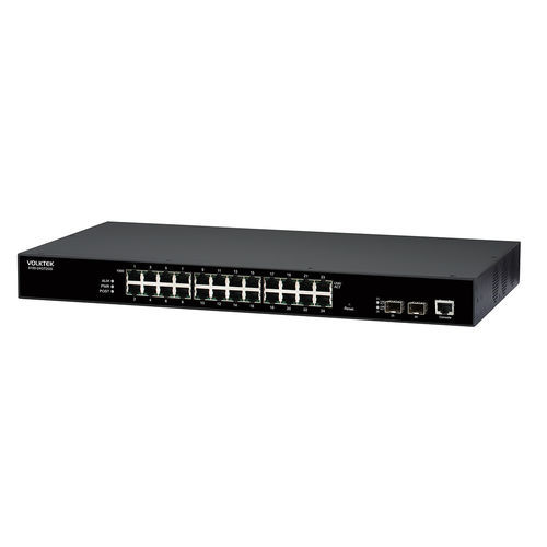 Commutateur Ethernet administrable - 5100-24GT2GS series - Volktek - 24 ports / de niveau 2 / Gigabit Ethernet