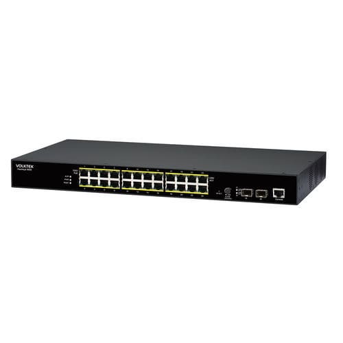 Commutateur Ethernet administrable - 9005-24GP2GS series - Volktek - 24 ports PoE / monté en rack / d'intérieur