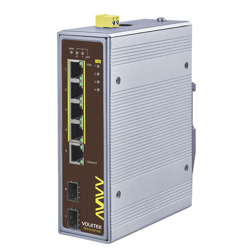 Commutateur Ethernet non administrable - SEN-9425P-24V-RW - Volktek - 5 ports / Gigabit Ethernet / ProfiNet
