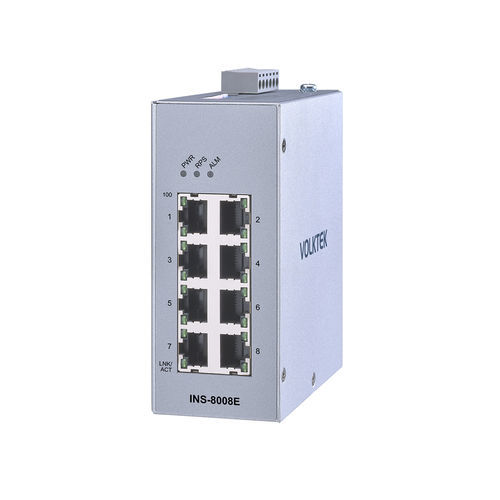 Commutateur Ethernet non administrable - INS-8008E - Volktek - 8 ports / ProfiNet / fast ethernet