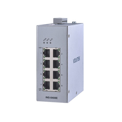 Commutateur Ethernet non administrable - INS-8408E - Volktek - 8 ports / ProfiNet / EtherNet/IP